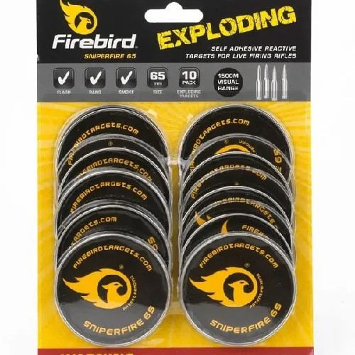 Firebird Exploding Targets Sniperfire 65 Rifle 65mm
